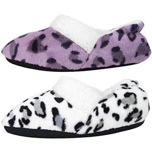 Adults Animal Printed Cozy Slipper Sock 2 pair